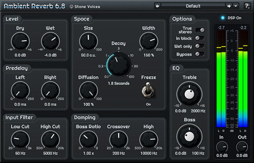 VST-plugin «Ambient Reverb»